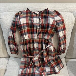 Crewcuts Plaid Dress - Red, Green, White